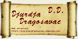 Đurđa Dragosavac vizit kartica